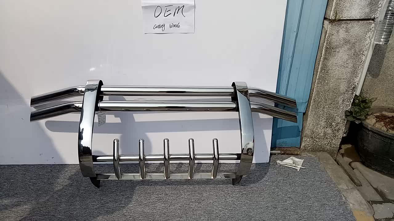 Double S/s Steel Front Grill Bumper Guard For Hilux Vigo Buy Steel