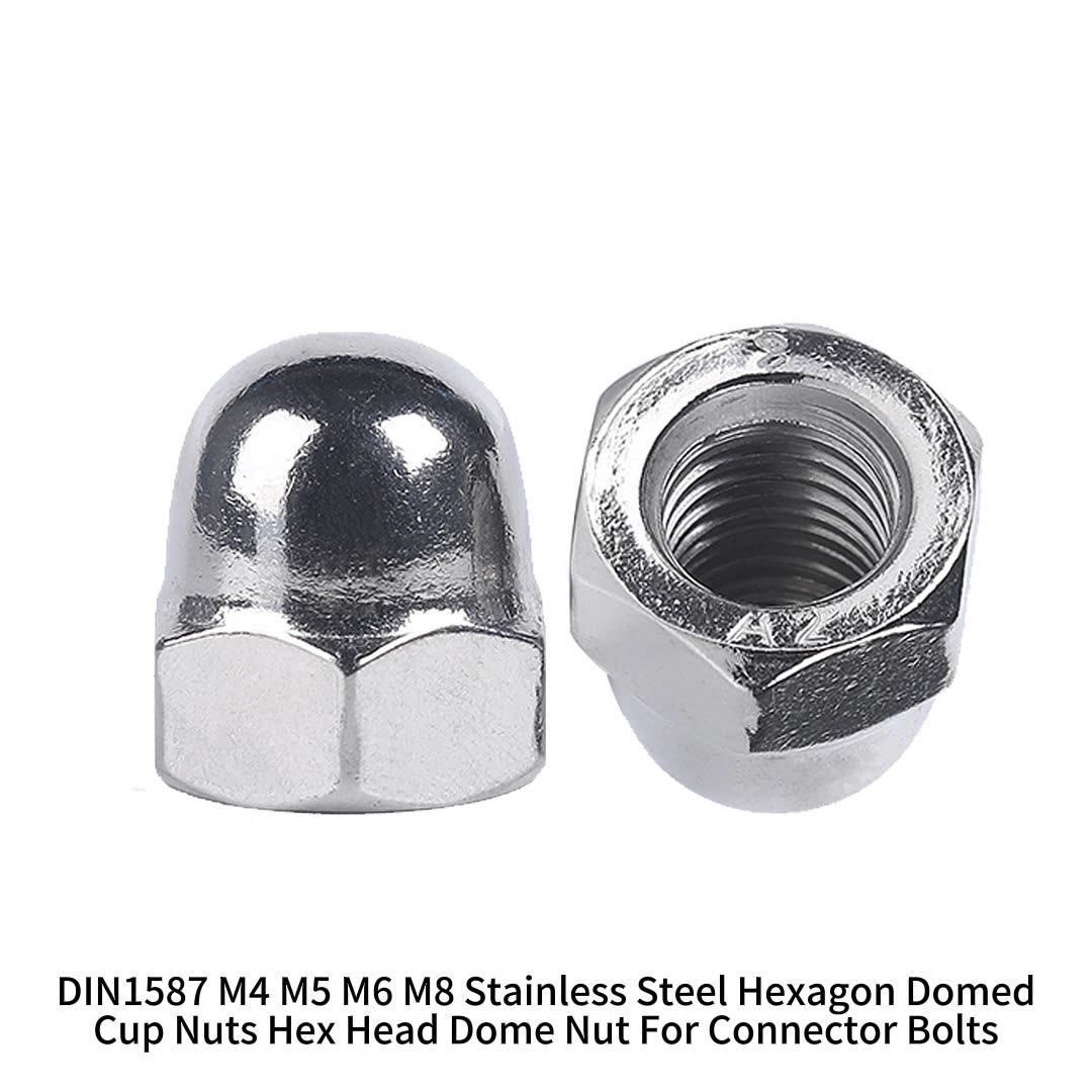 304 Stainless Steel Din 1587 Hex Domed Cap Nut / Acorn Nuts Buy