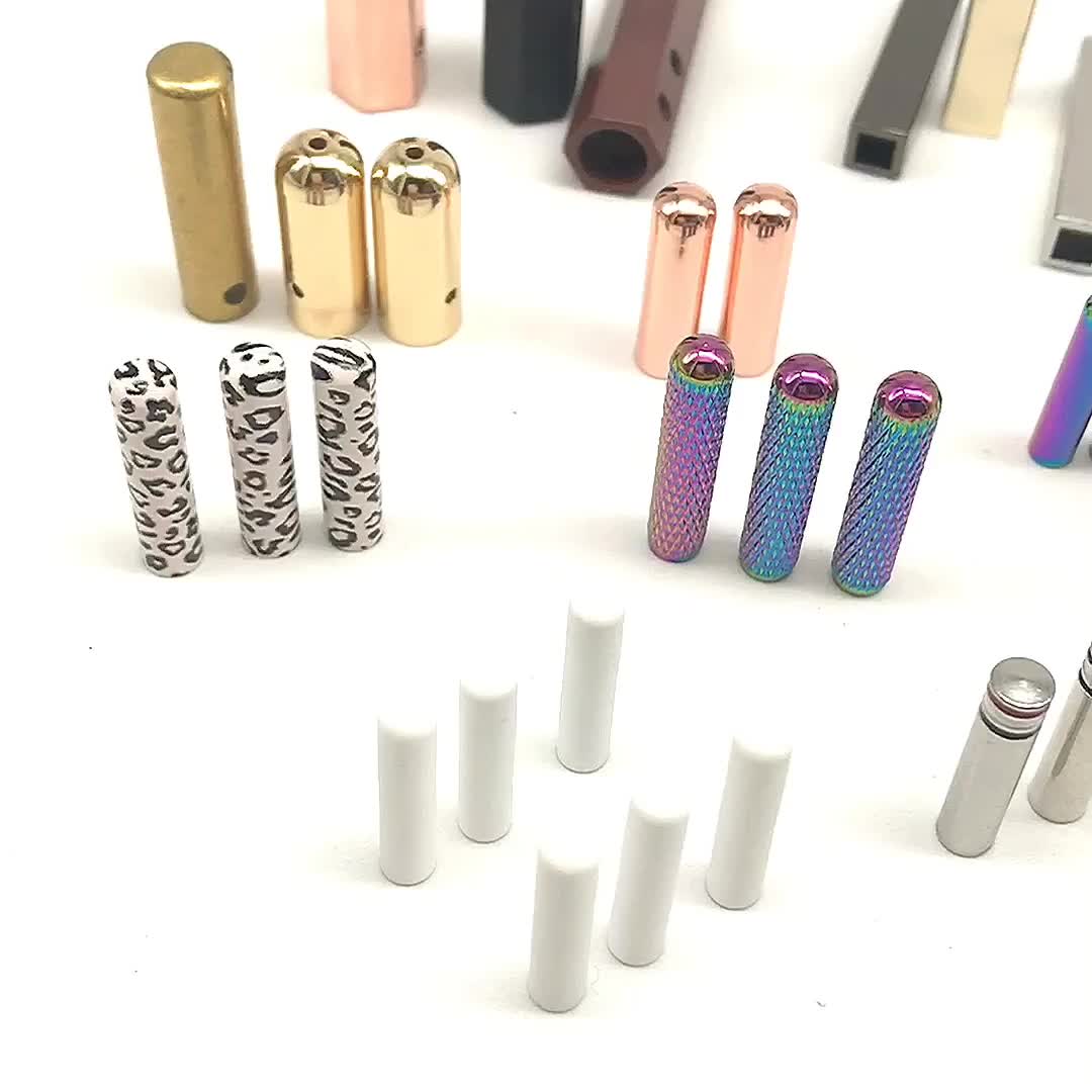 Custom Durable Hoodie Metal Drawstring Cord Ends Stopper For Swimwear