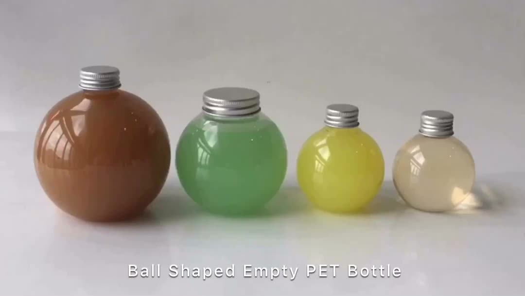 300ml Ball Shape Sphere Bottle Pet Plastic Bottle From China