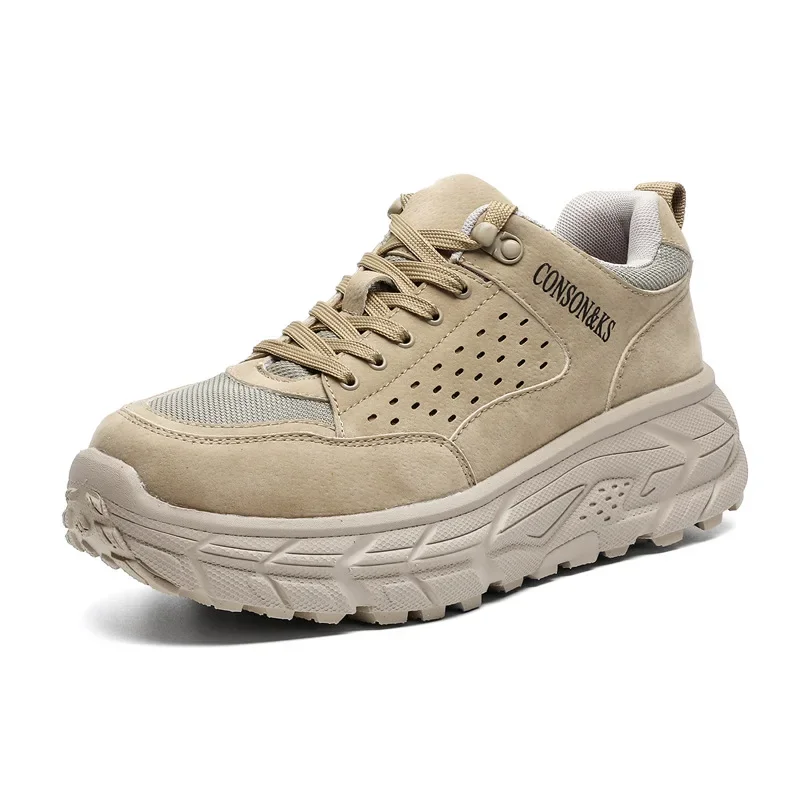 Мужские обувь Desert Yellow 2024 весна и осень новые кроссовки мужские Tide Shoes супер огонь INS Daddy Shoes Альпинистские обувь