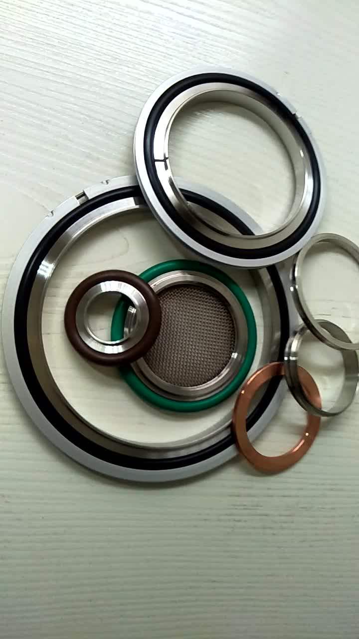 Iso63 Iso100 Center Ring Outer Ring With O'ring Iso Flange Centering