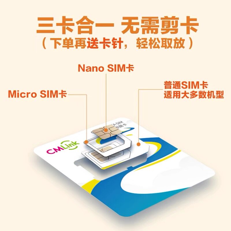 Cmlink Taiwan Sim Card 5G/4G Mobile Internet Access, 3/5/7/10/15/30 Days Options, 999Gb Data Available