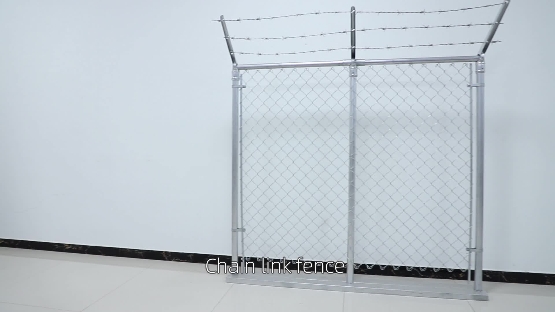 America Standard Galvanized Used 6 Foot Chain Link Fencing In Kenya