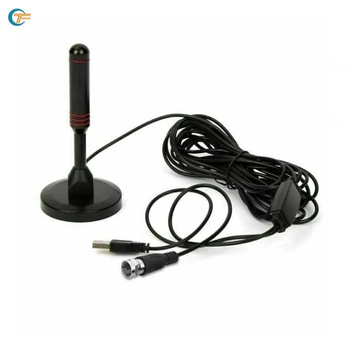 30dbi Dvbt2 Digital Tv Base Mcx Antenna For Rtl Sdr Usb Stick