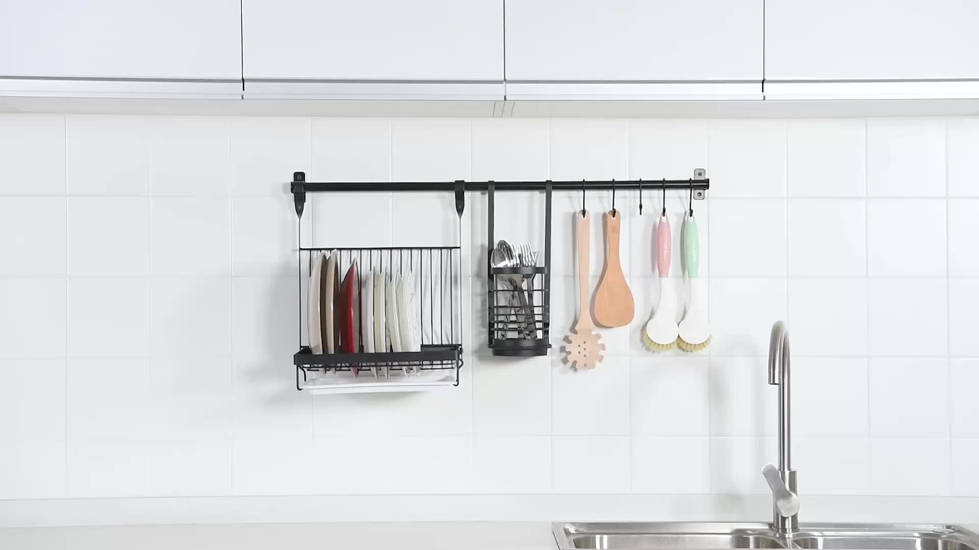 Wireking Household Storage Kitchen Organization Railing Series Kitchen