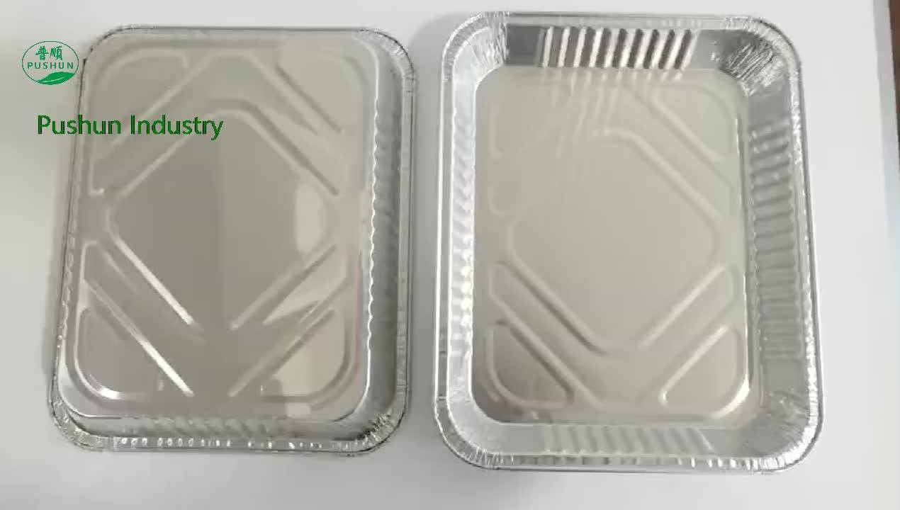 Aluminum Foil Pan Disposable Food Trays Bbq Grill Plates Foil Box Food
