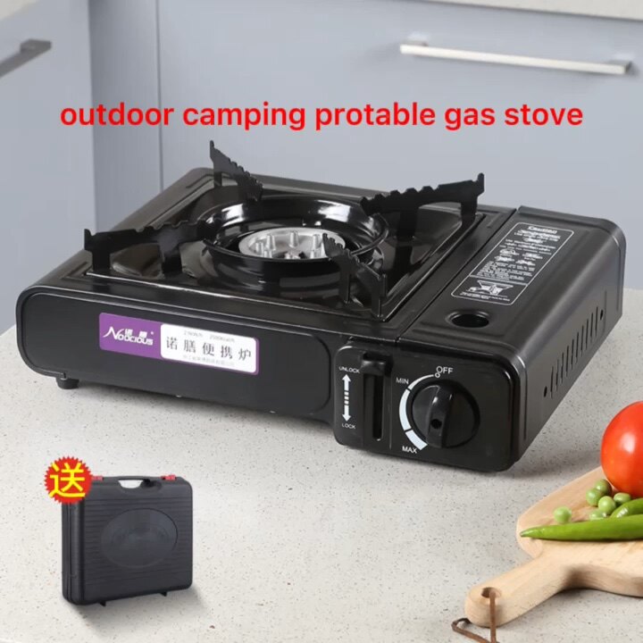 Mini Butane Gas Stove With Suitcase Packing Indoor Portable Gas Stove