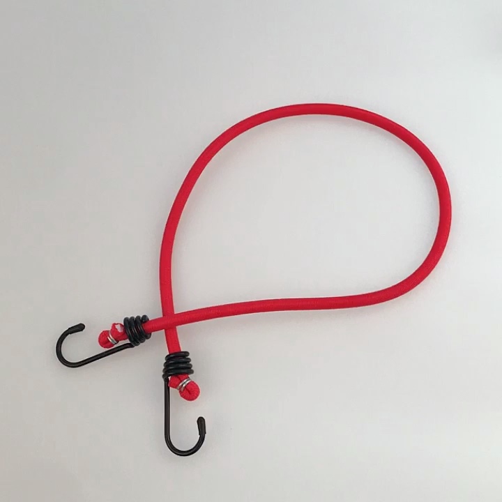 24" 60cm Wholesale Rubber Bungee Cords 8mm Bulk With Steel Hooks Buy