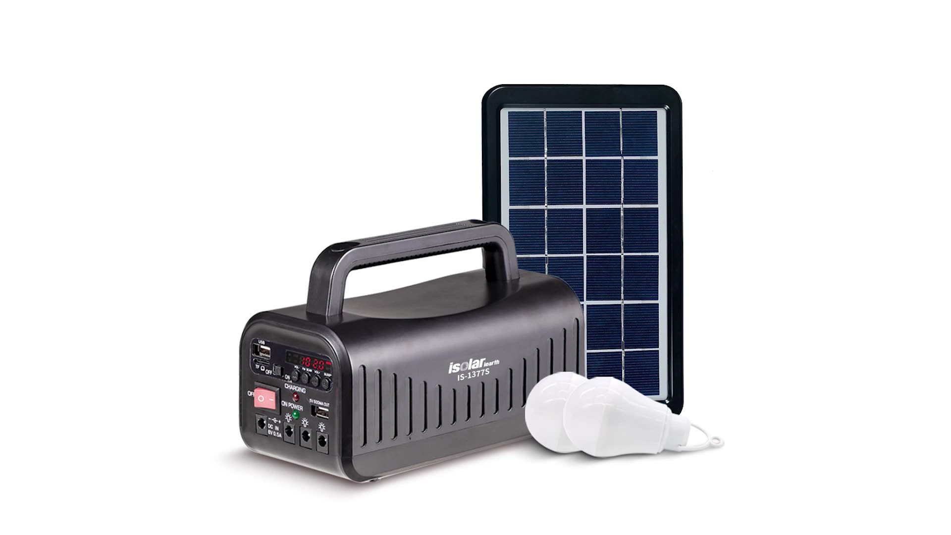 Small Solar Lighting System For Home Isolar Gd8017 Camping Lamp With Fm