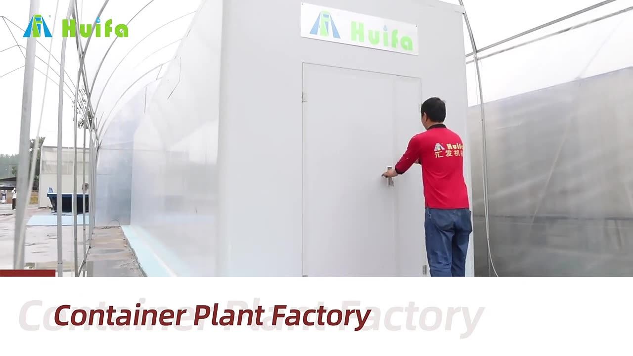 Turnkey Project Vertical Farming Container Greenhouse Supplies Mushroom