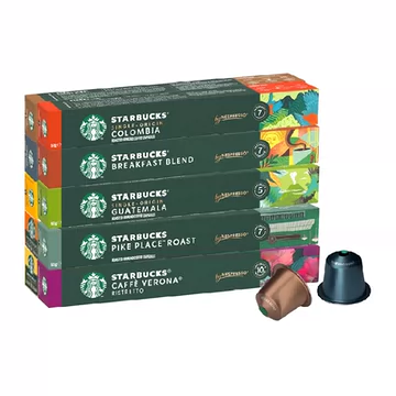 单盒30.5！拍6件！星巴克胶囊咖啡60颗
