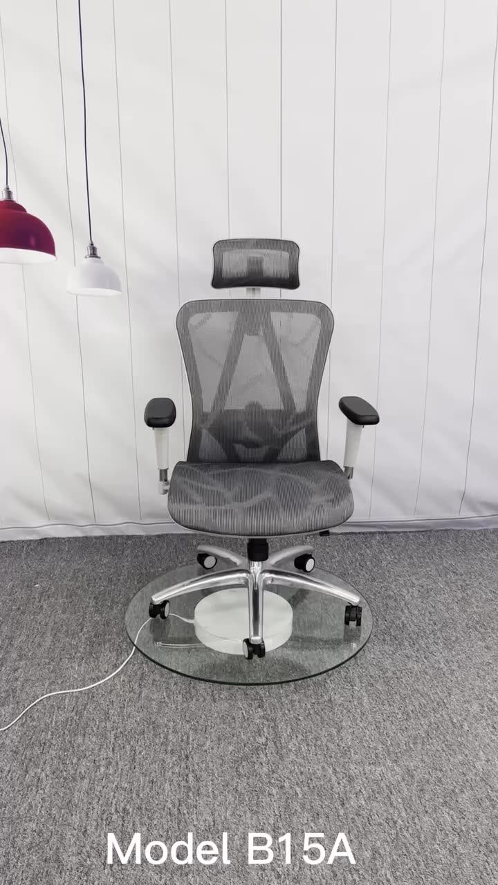 New Arrival White Color Big And Tall Ergonomic Office Desk Chairs With