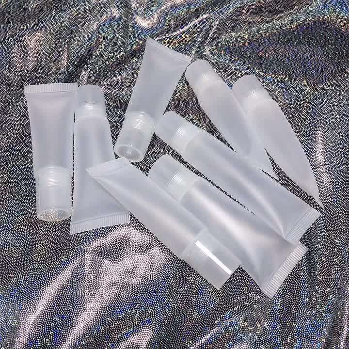 Wholesale Squeeze Tubes Lip Gloss Container Lipstick Cosmetic Packaging