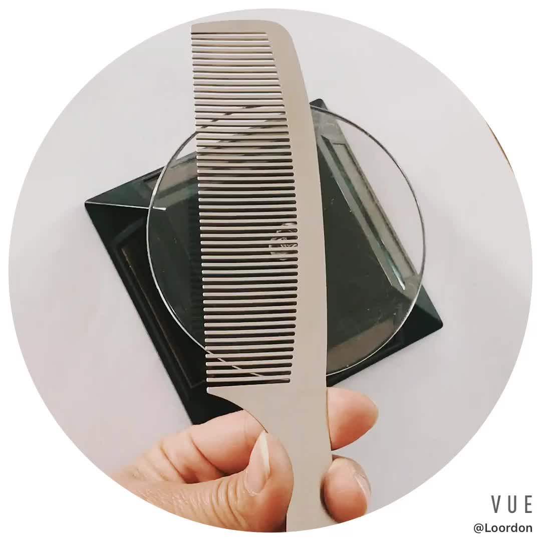Stainless Steel Professional Hair Comb Ultrathin Antistatic B Salon