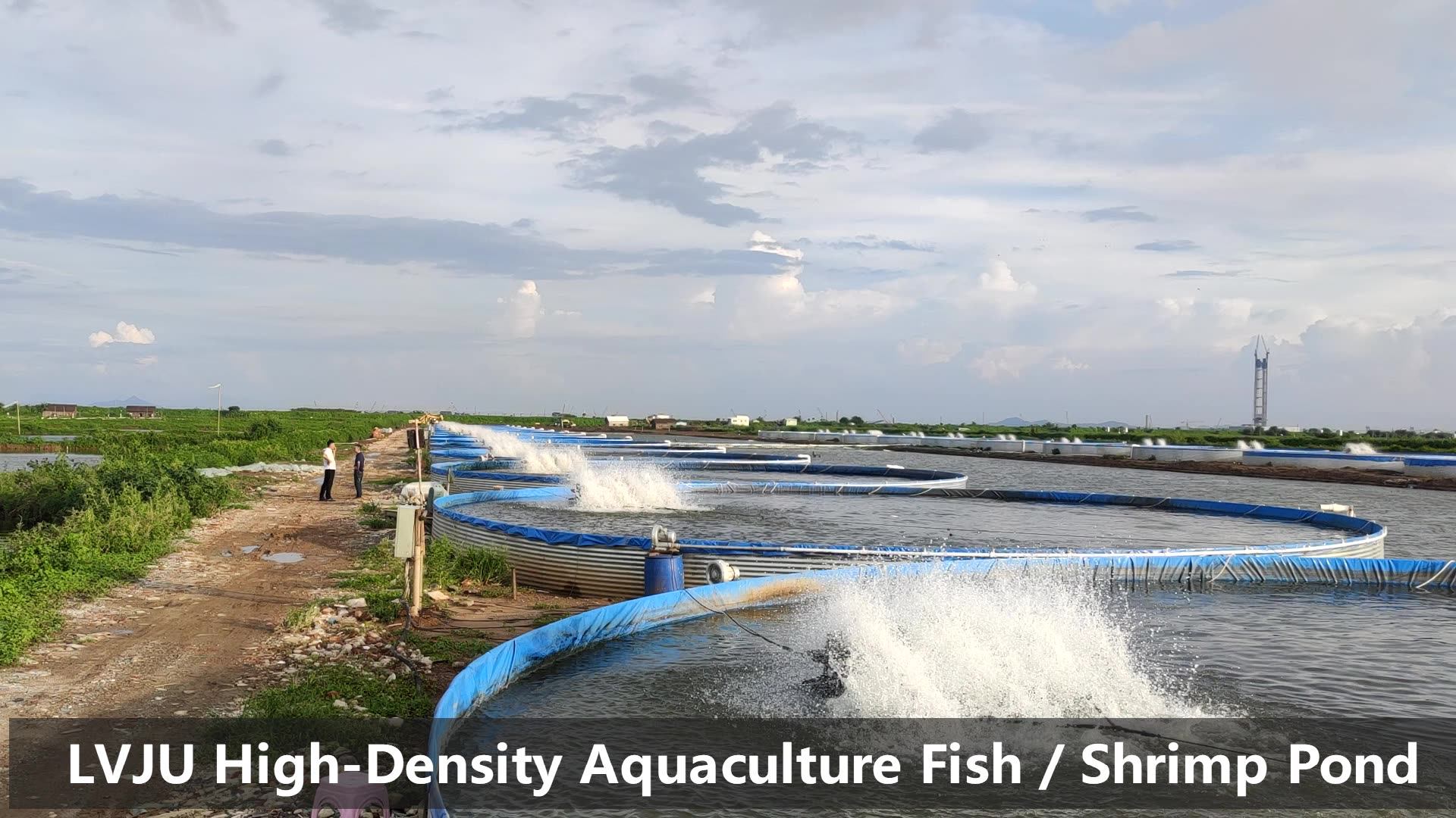 15000l Round Pond Tilapia Fish Farming Tanks Ras Circular Aquaculture