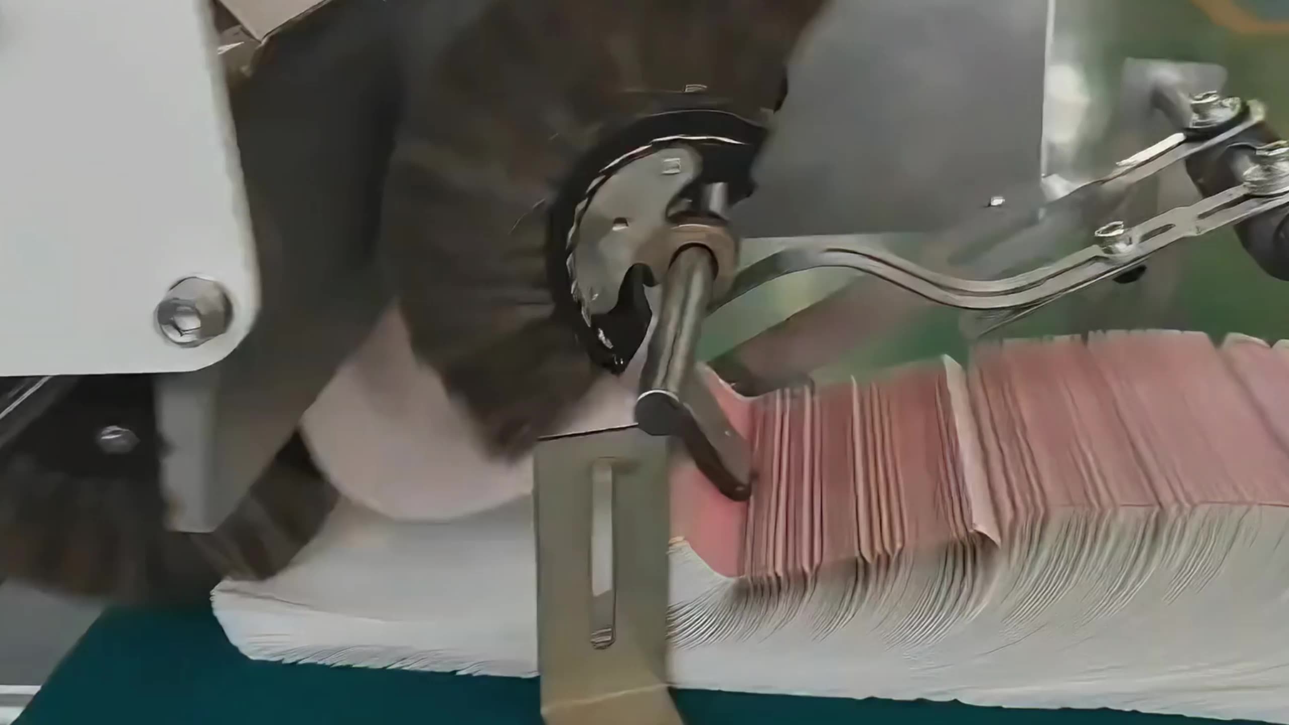 Automatic Thermal Paper Roll To Sheet Folding Machine Ecg Z Fold