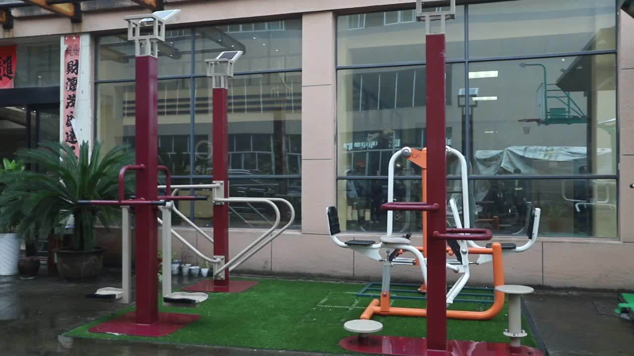 Double Waist Twister Fitness Equipment Outdoor Gym Exercise Machine