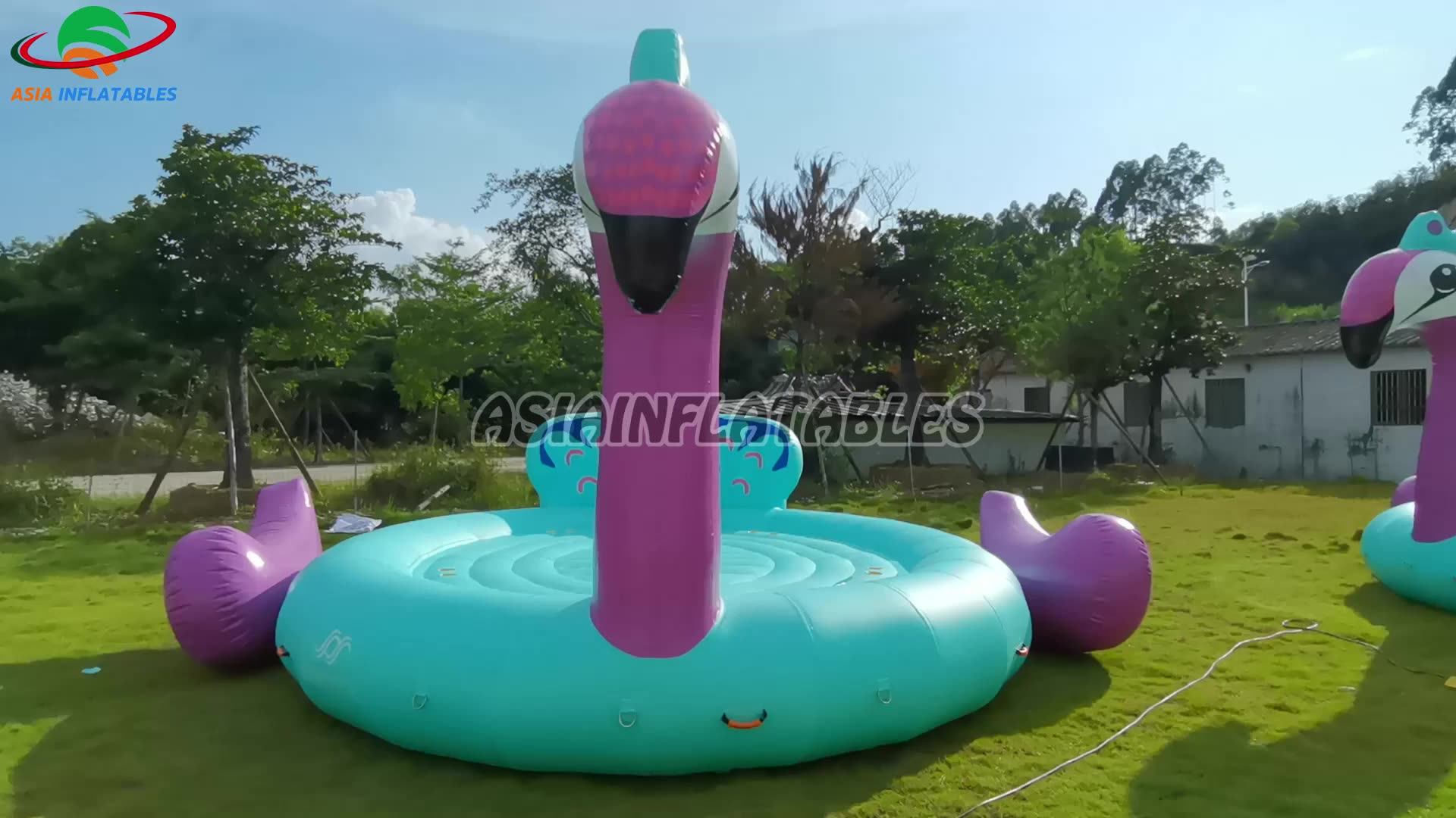 Giant Inflatable Flamingo Pool Swimming Pool Water Toys Floating Water
