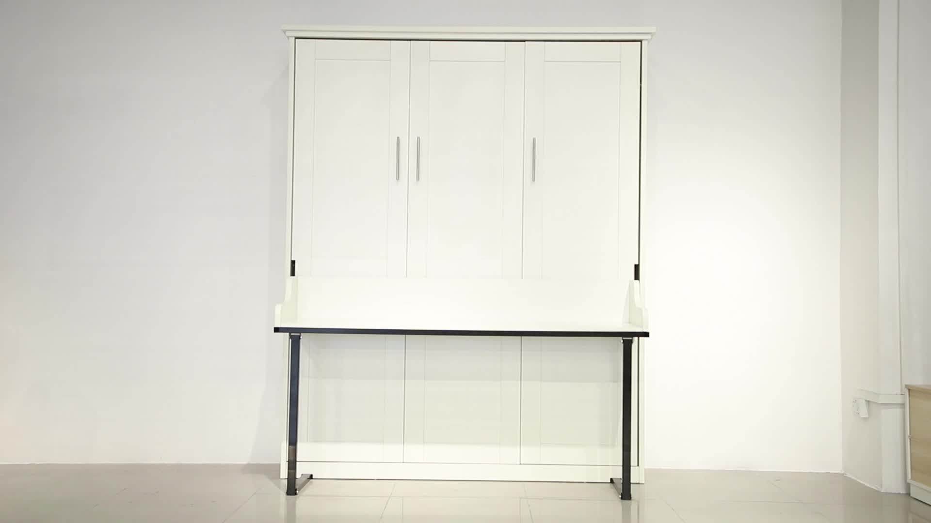 Custom Atwb0011.6 Double Wall Bed Vertical Transformable Wall Bed With