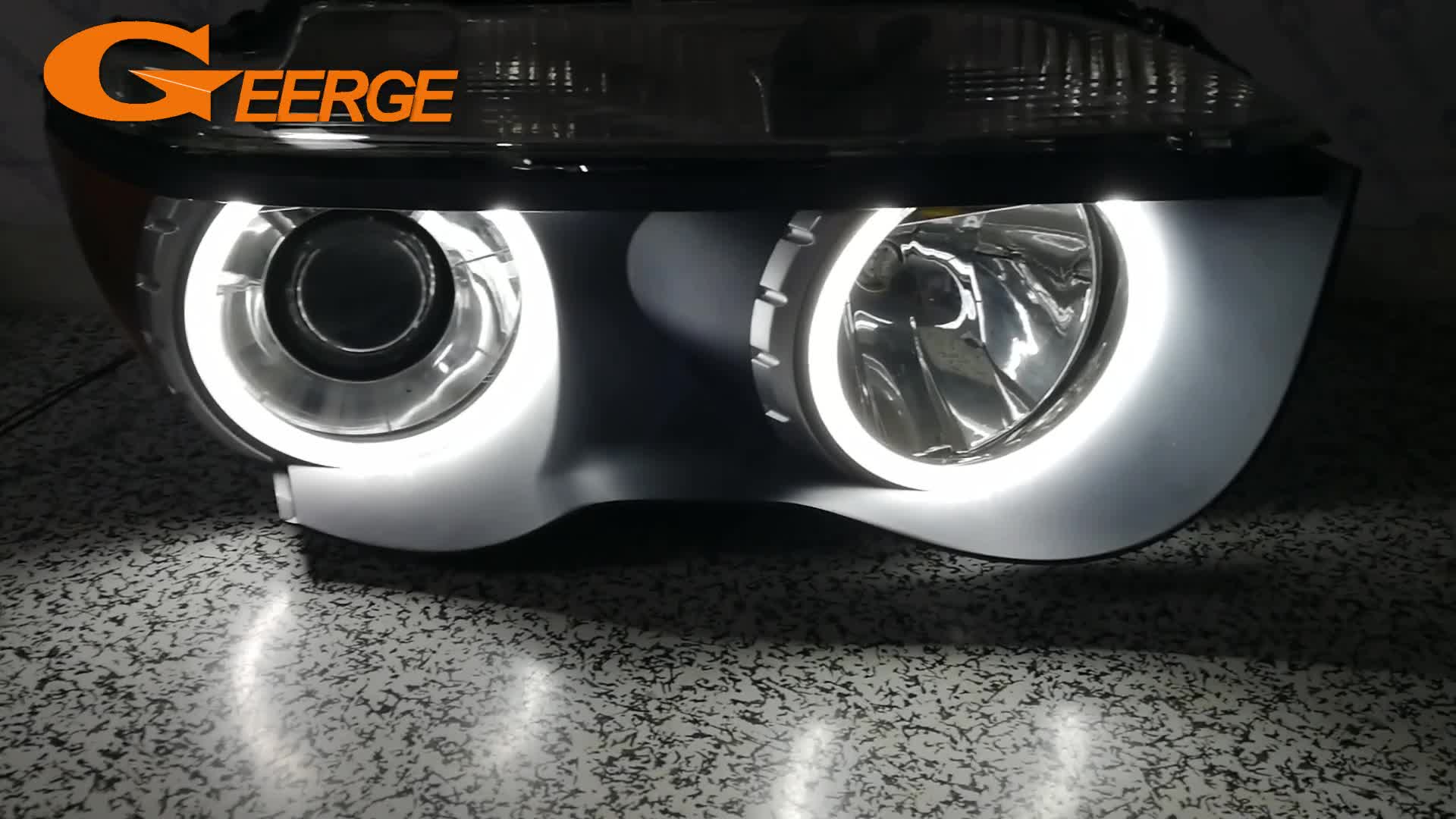 Do BMW E65 E66 PRE FACELIFT 745i 745Li 760Li 760i 2002 - 2005 Ultra Bright CCFL Angel Eyes Kit Halo Rings Akcesoria samochodowe