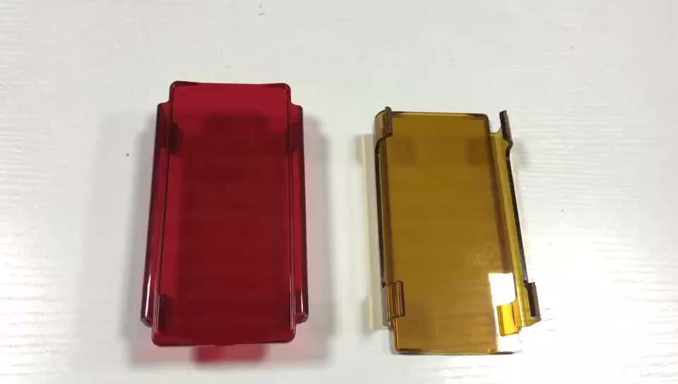 2018 New Design Cree Led Light Bars Cover Red Blue Amber Green Black Transparent Led Light Cover