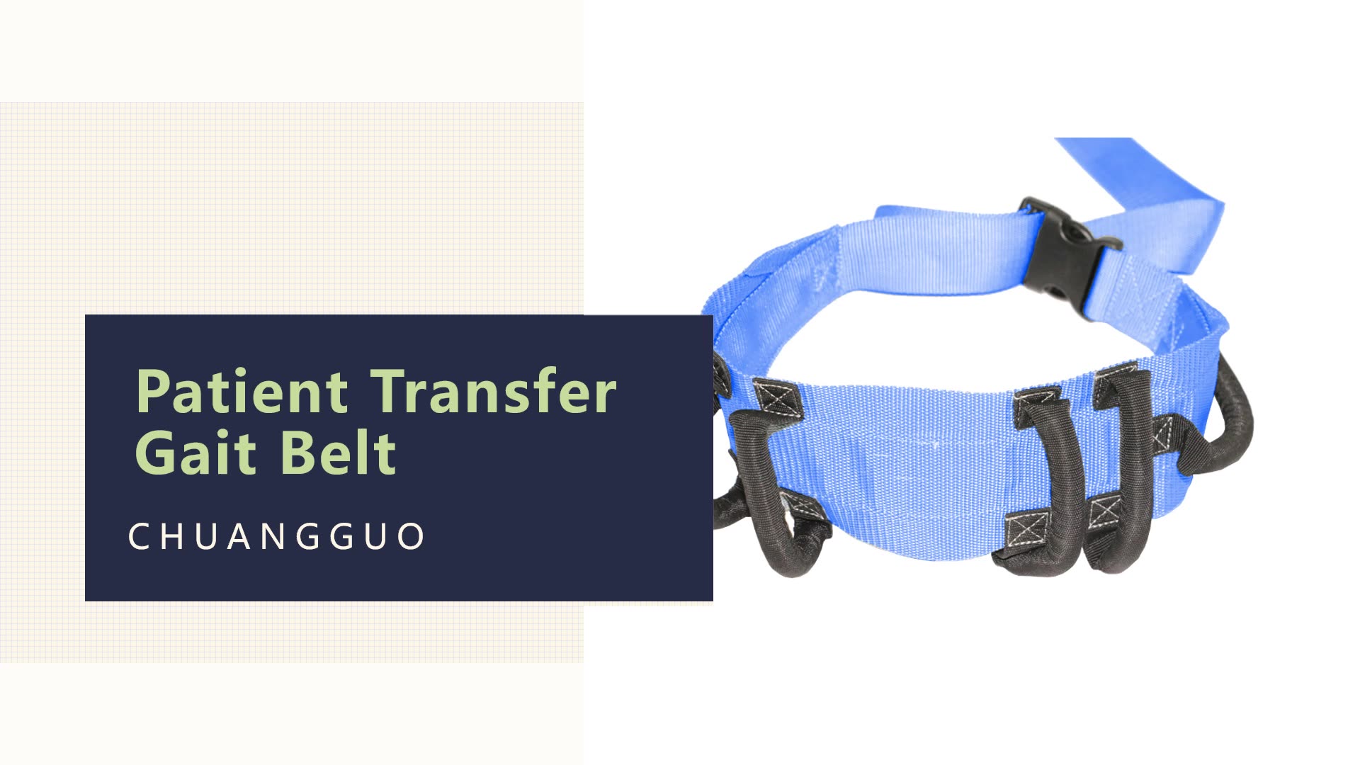 Medical Safety Transfer Patient Lift Assist Gait Belt With Buckle From