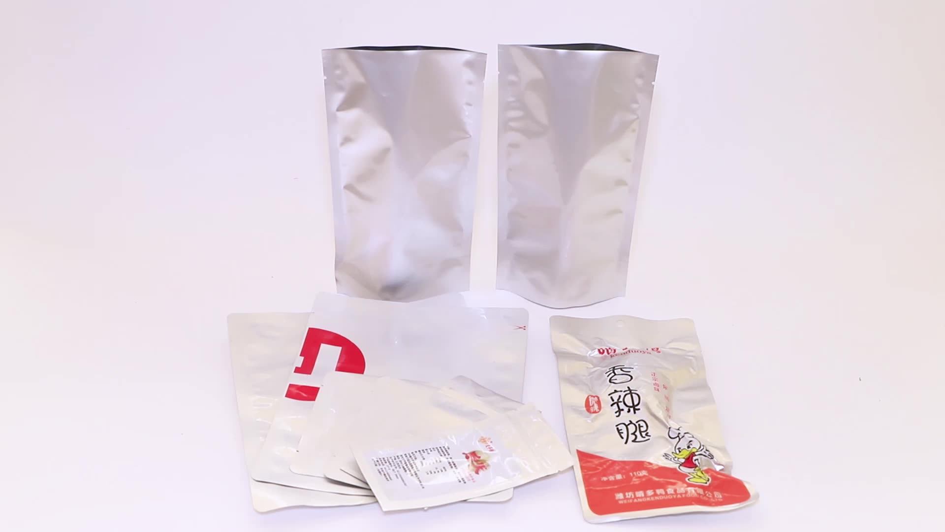 Large Mylar Retort Autoclave Vacuum Sealer Ziplock Stand Up Laminated