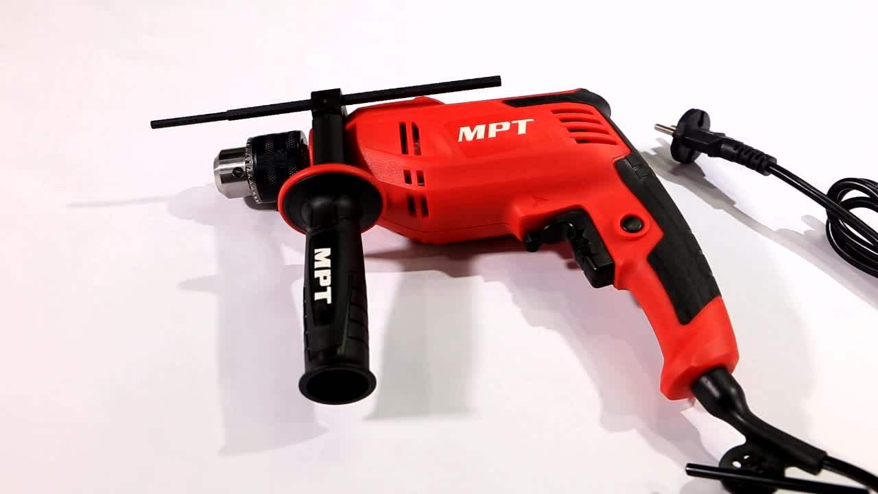 Mpt 550w 13mm Handheld Portable Power Tool Set Electric Impact Drill