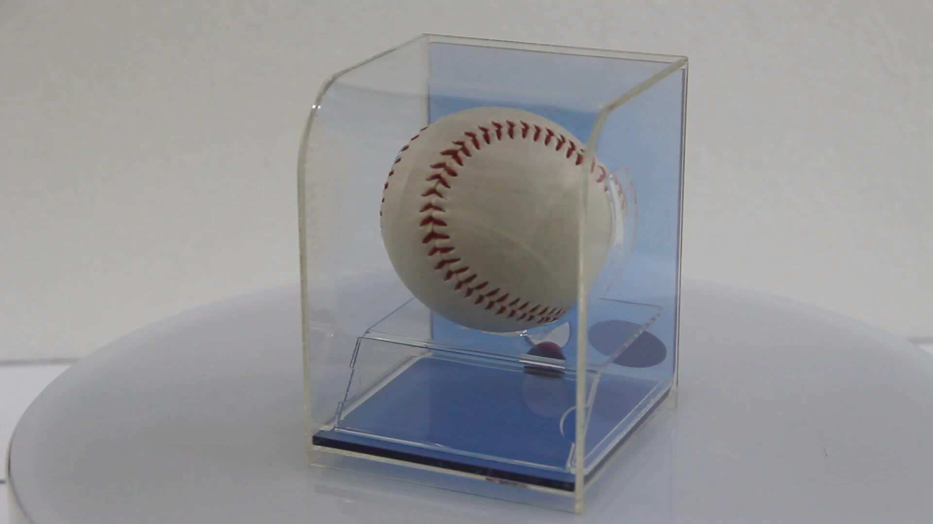 Custom Retail Sport Baseball Ball Holder Case Holder Display Stand For
