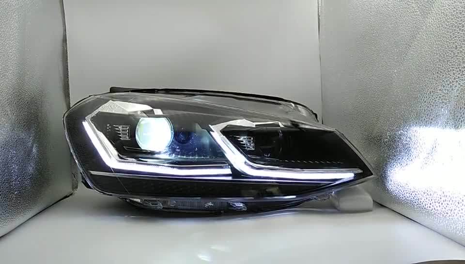 Golf 7.5 Style Led Drl Xenon Projector Lens Headlight For Golf 7 Buy