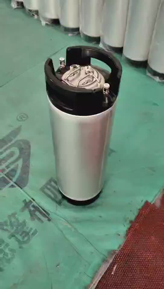 Standard Stainless Steel Beer Keg Bucket Stainless Steel Black Color