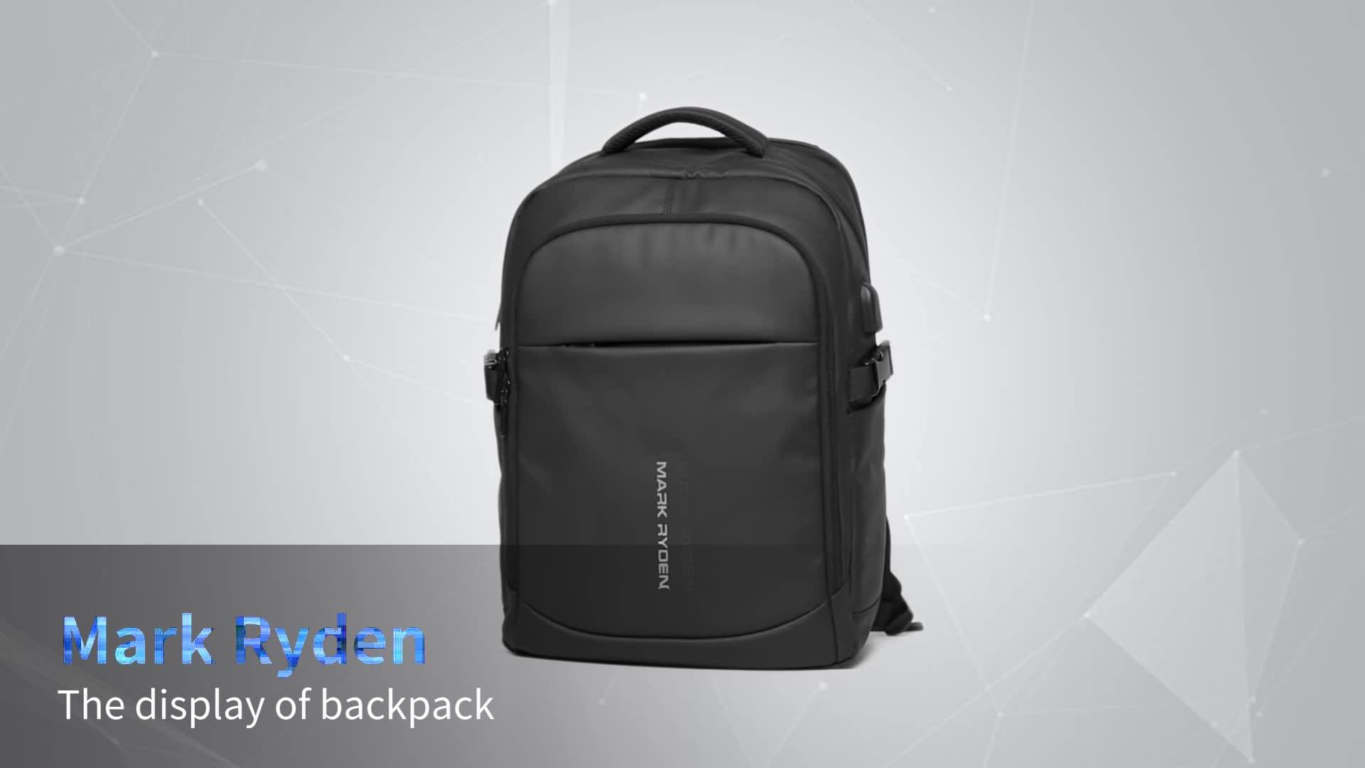 Zaino Monospalla MARK RYDEN Impermeabile Con USB - Antifurto Per Lavoro E Sport - Foto 9