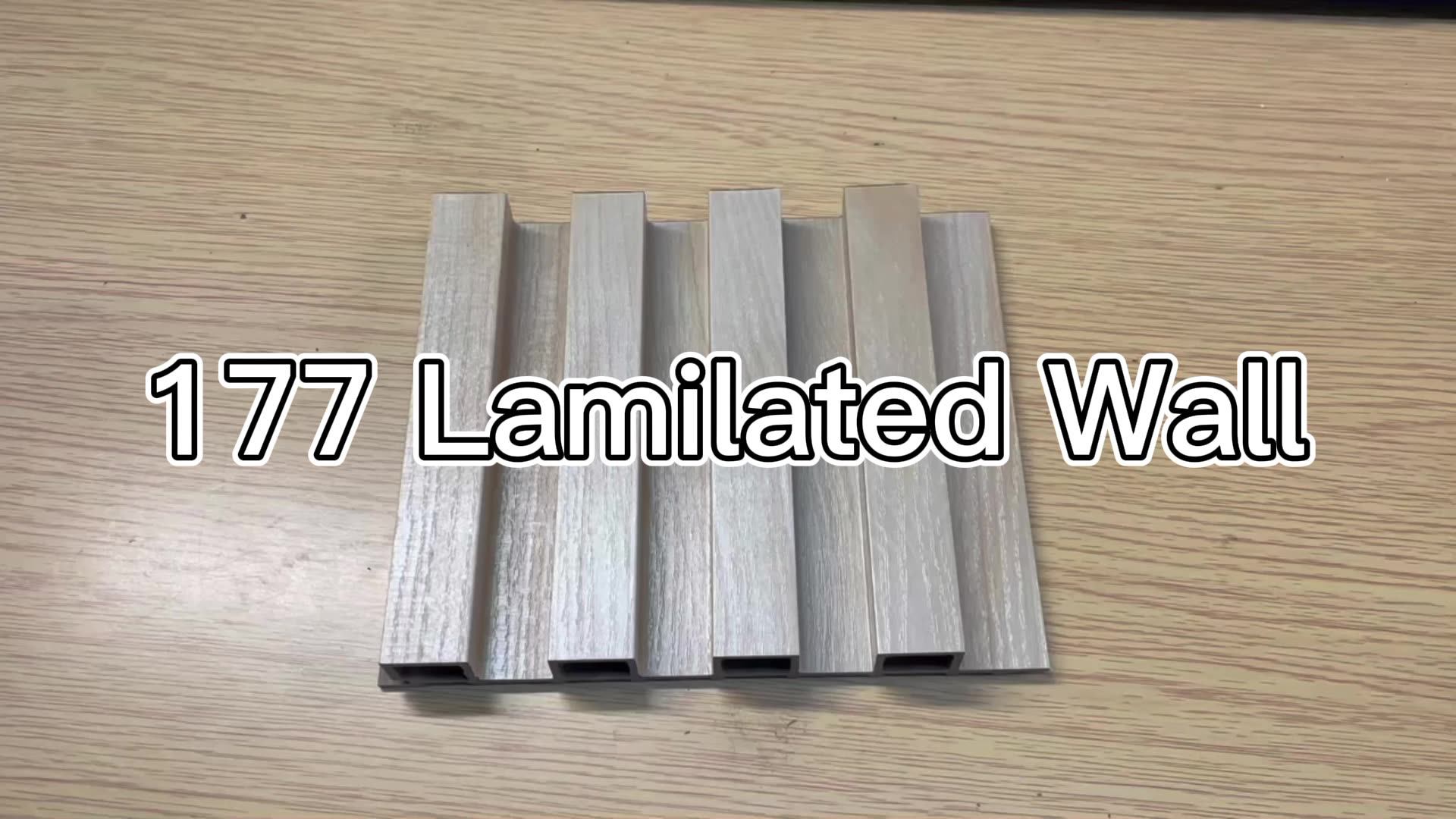 Rucca Wpc Laminated Wood Panel Pvc Composite Wall Paneling For Prefab