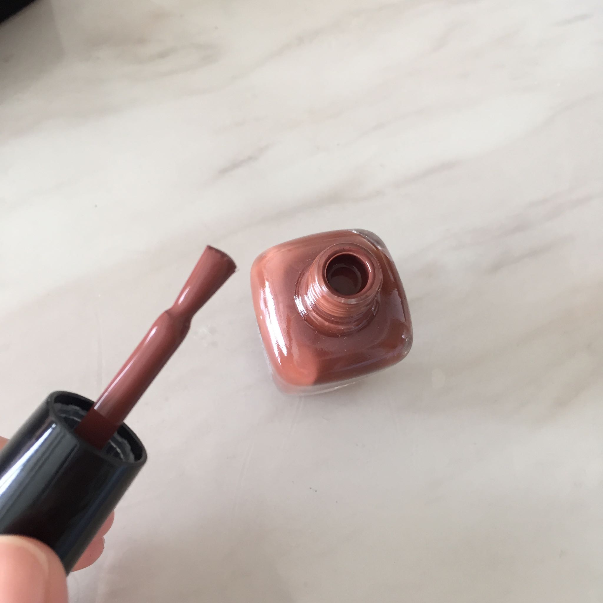 健康可剥甲油 显白巧克力色质量怎么样，使用后测评,第6张