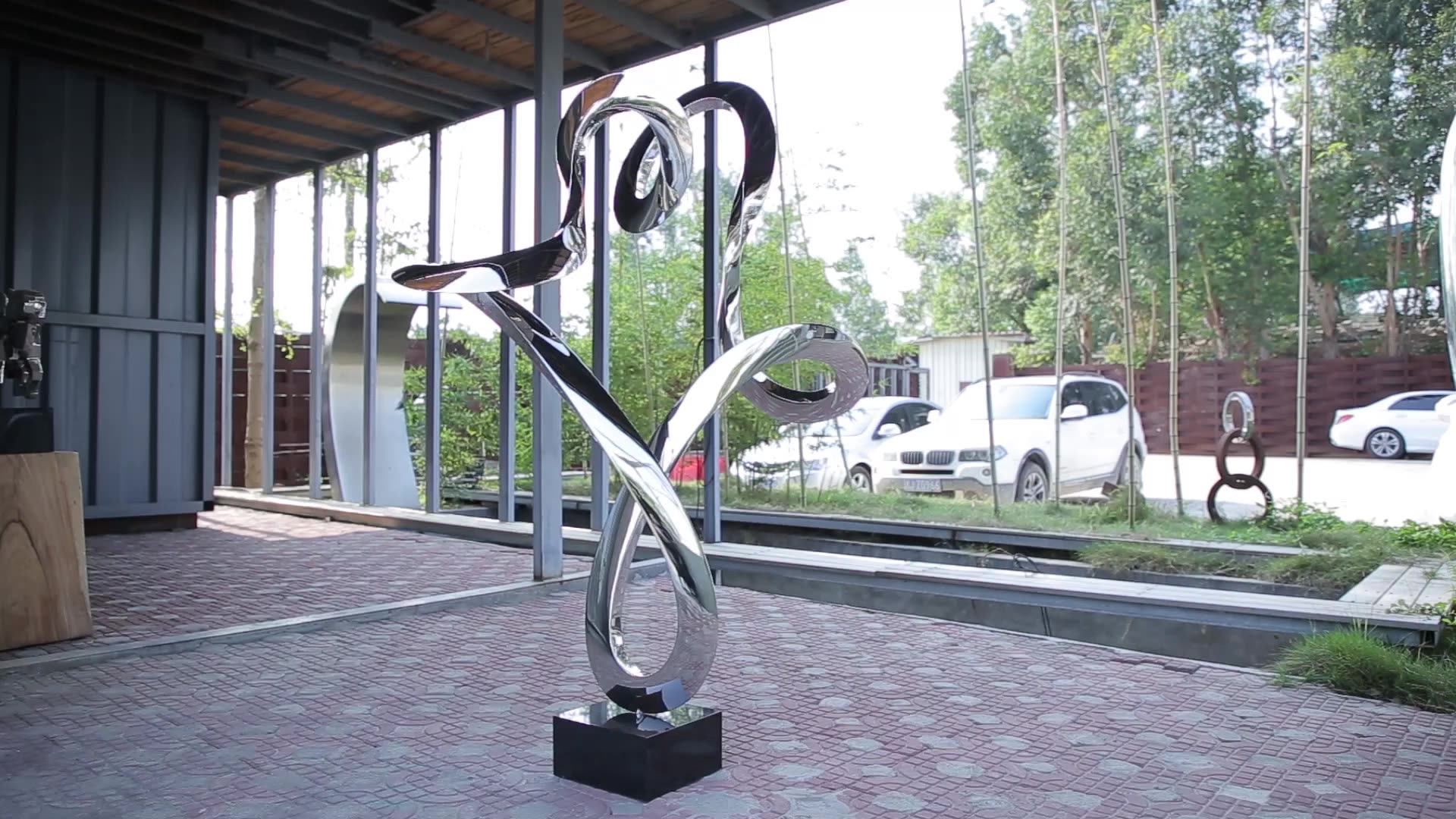 Contemporary Outdoor Garden Metal Corten Steel Pop Art Sculpture Buy