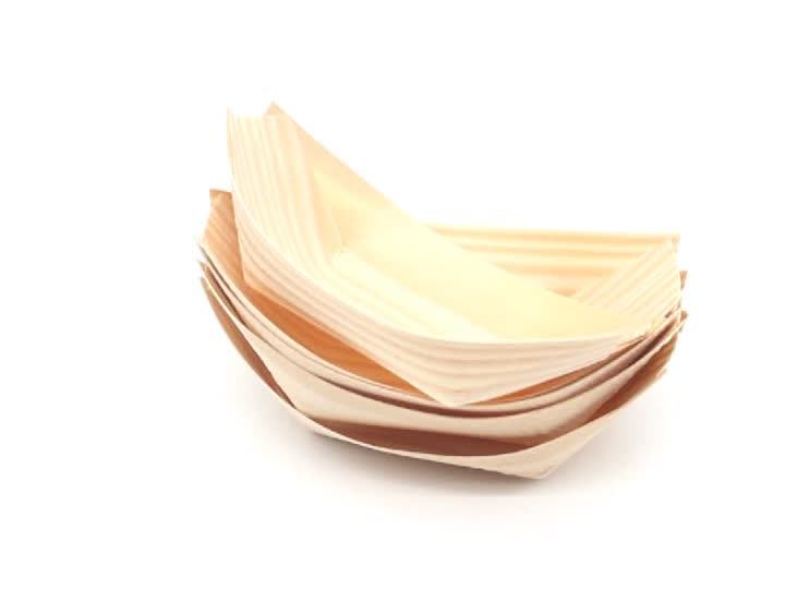 Disposable Wood Boat Shaped Food Container Buy Disposable Wood Boat