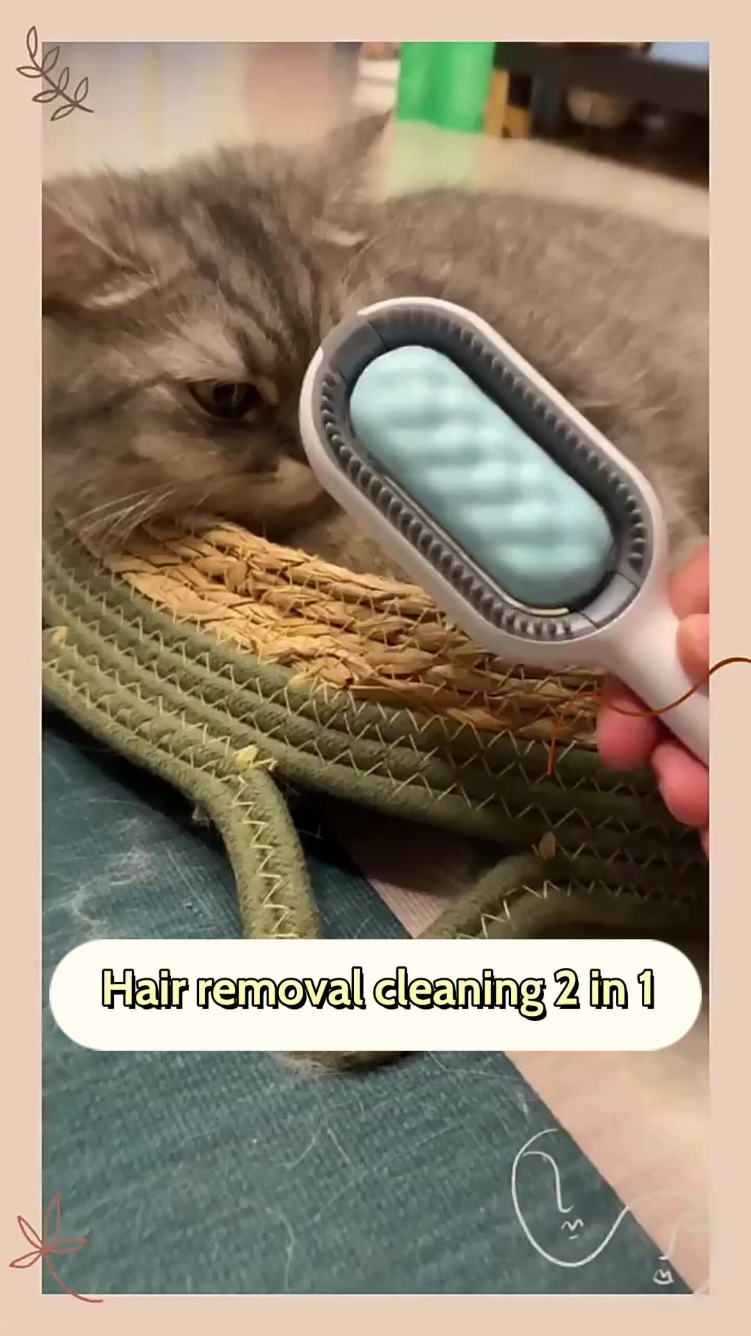 Hot Sale Pet Cleaning Products Cat Massage Comb Beauty Hair Removal