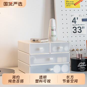 Desktop storage box transparent finishing box