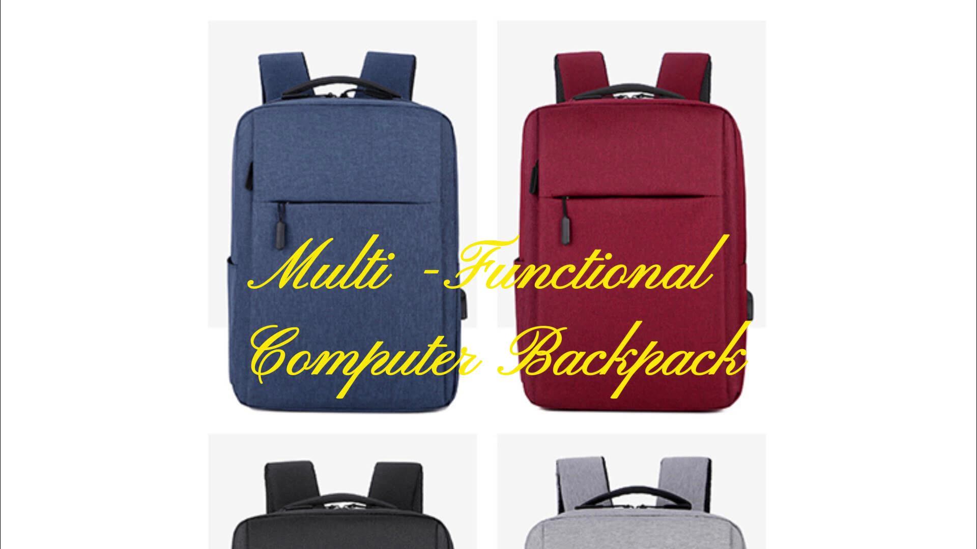 Multi functional Laptop Travel Backpack Bag With Usb Charging Port