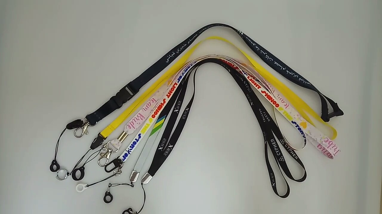 Wholesale Sublimation Polyester Personalized Pen Holder Neck Lanyard