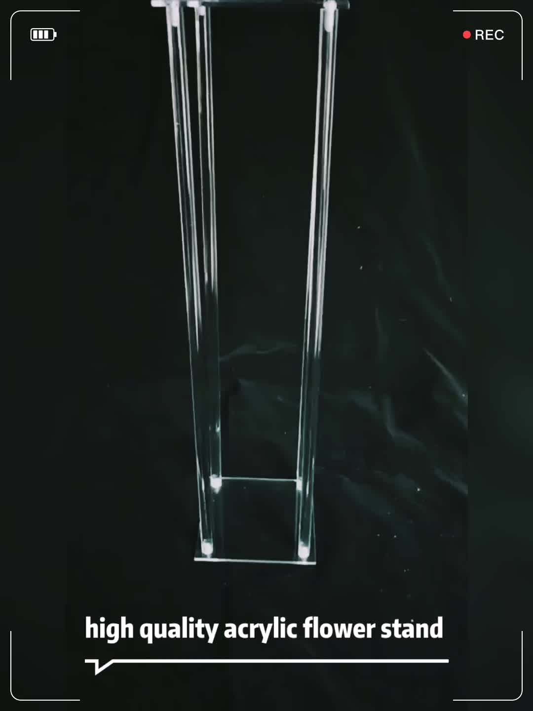 80cm Tall Transparent Decorative Flower Arrangement Clear Acrylic