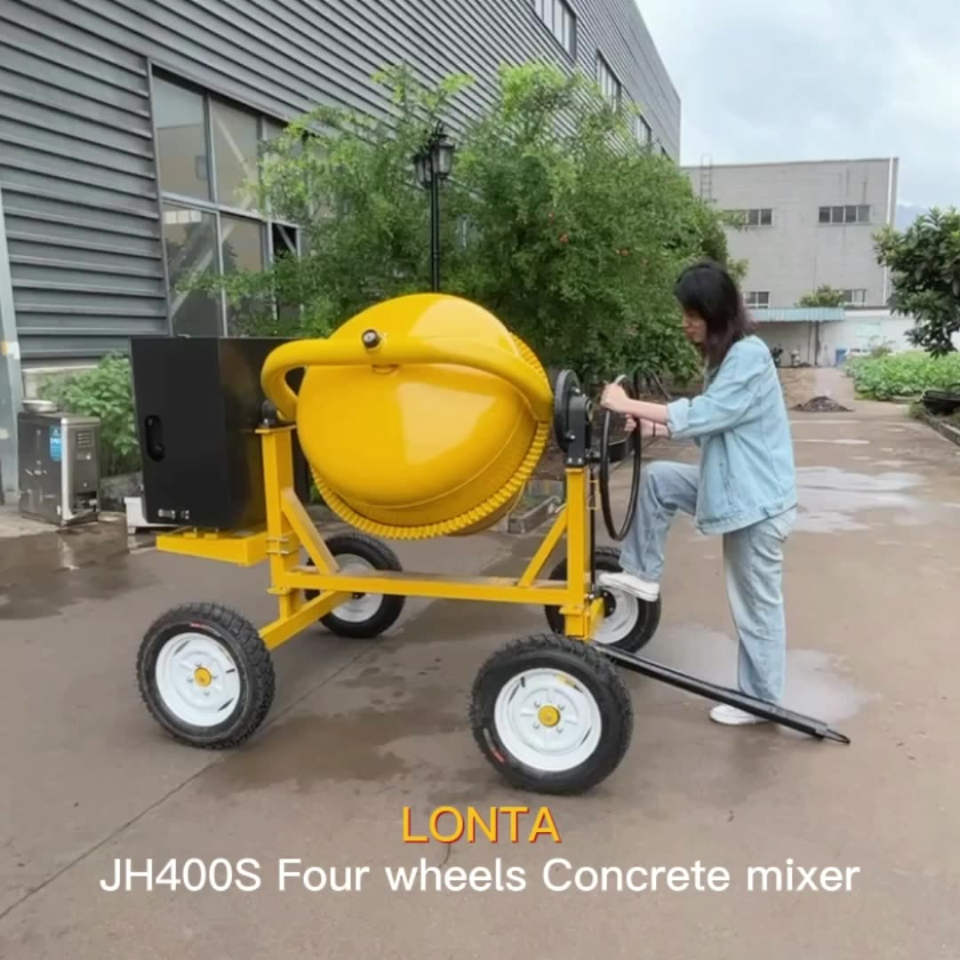400l Mobile Concrete Mixer Specifications With Electric Engine