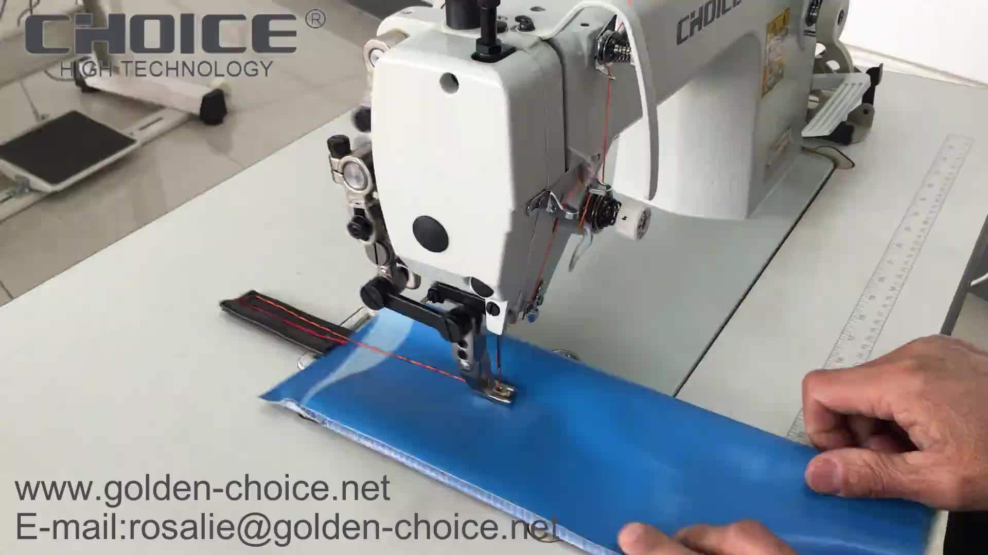 Golden Choice Gc0303cx Walking Foot Leather Long Arm Heavy Duty Single