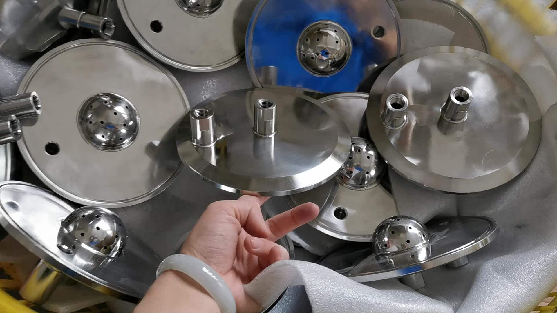 6" Triclamp Flat End Lid Shower Head Use For Extractor System Buy 6