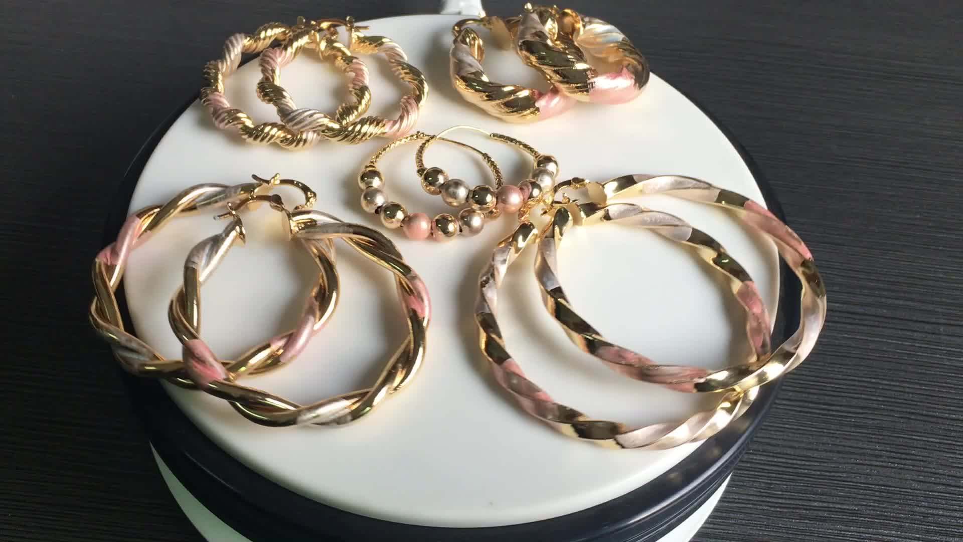 Ethlyn Fashion African/arab/ethiopian Big Hoop Dangle Earrings For