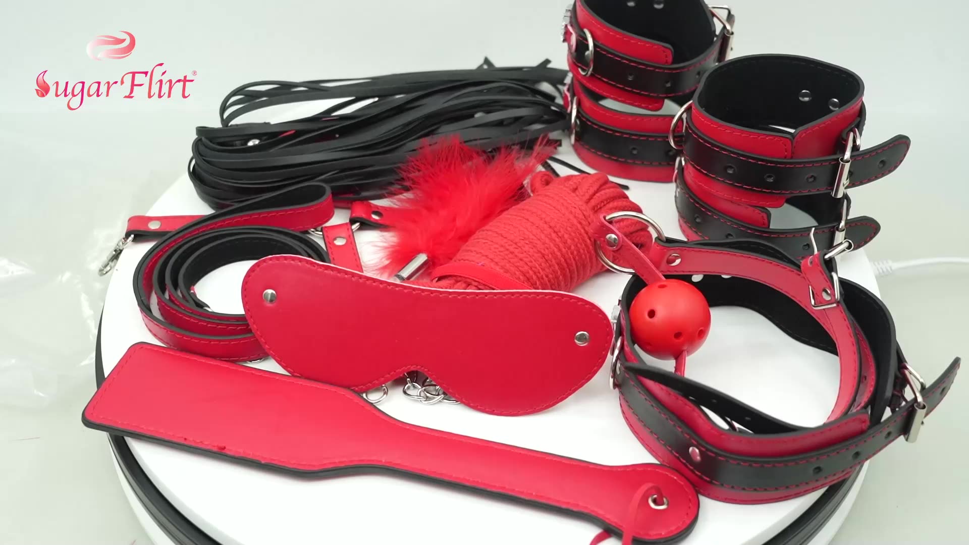 Wholesale BDSM Adult Sex Toy 5pcs Erotic Slave Game Fetish Bondage Flirting Role-Playing Kit Sex Toy Set For Couples From m.alibaba