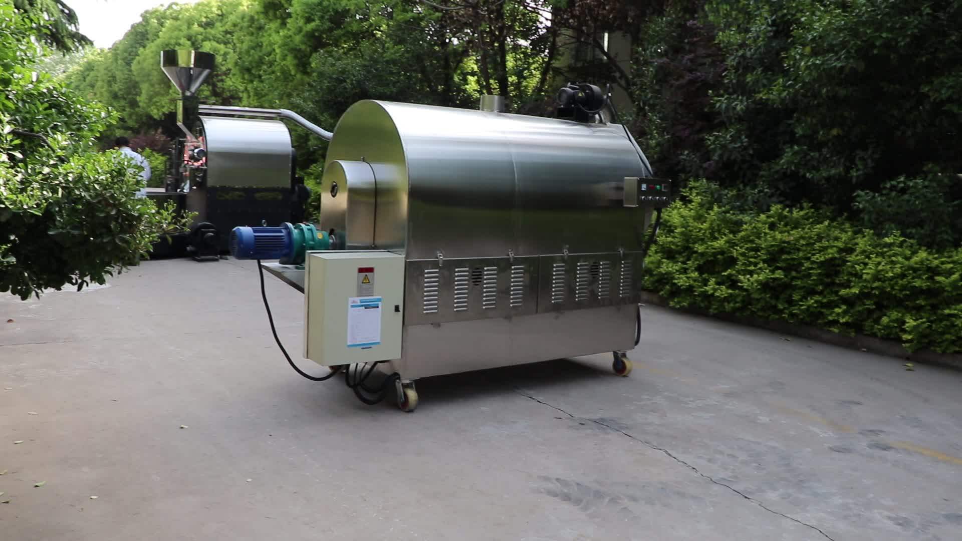Electric/gas Peanut /rice Roaster 150kg /grain Seeds Drying Machine