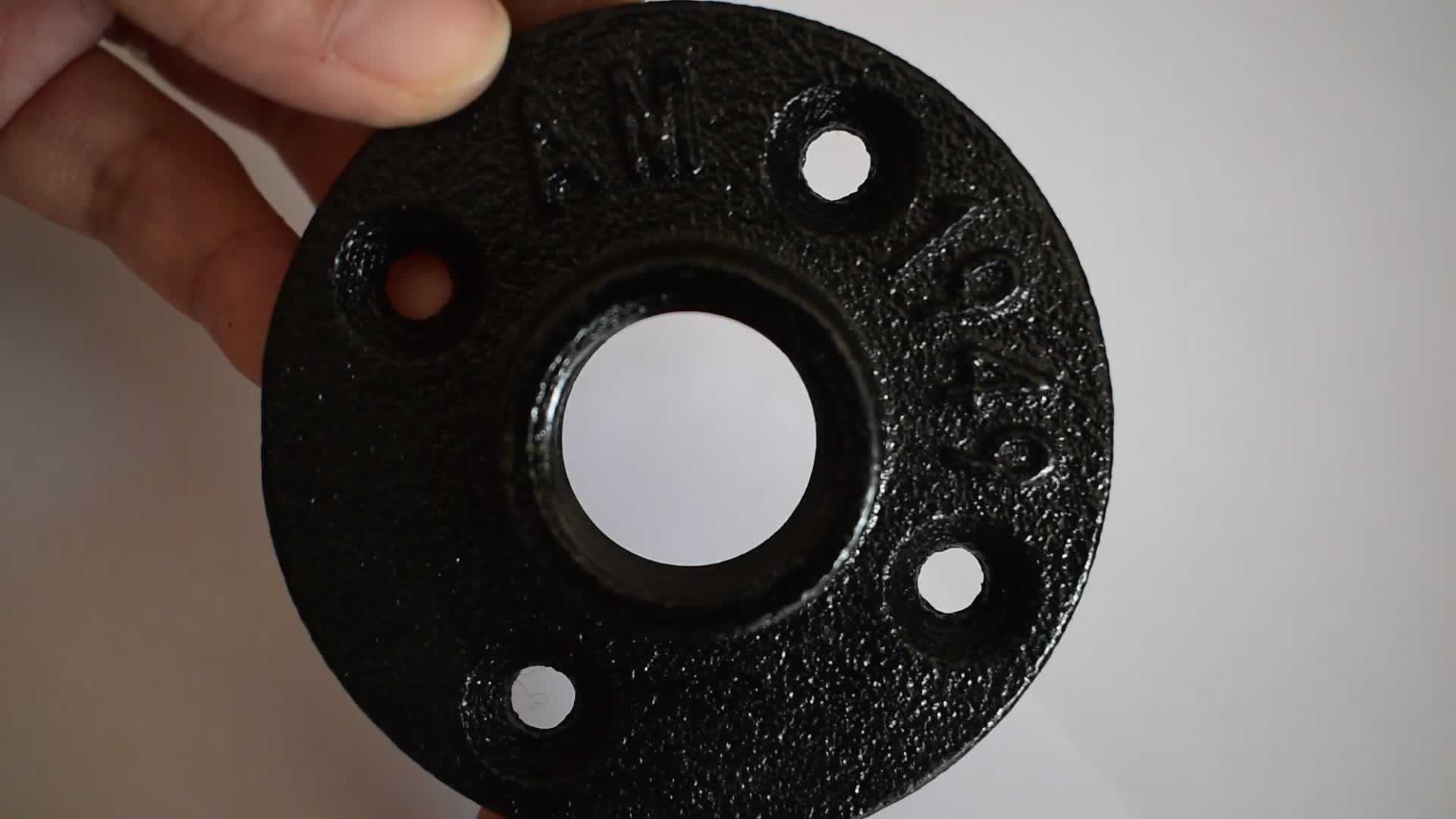 BUTIFULSIC 20pcs Cast Iron Decorative Flanges For Diy Shelving