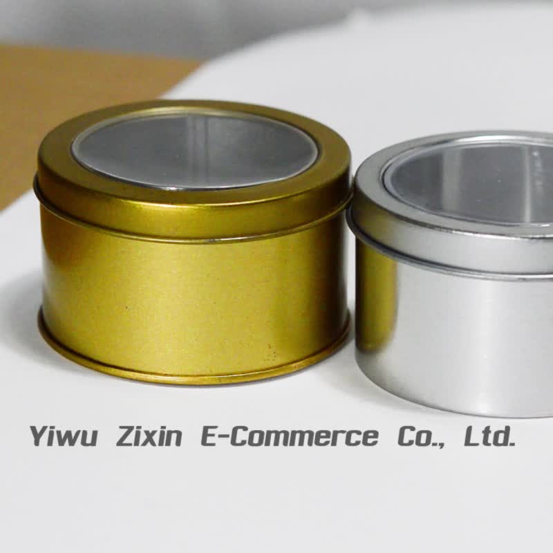 Wholesale Metal Round Window Mint/candy/ Gift Tin Box Buy Tin Box